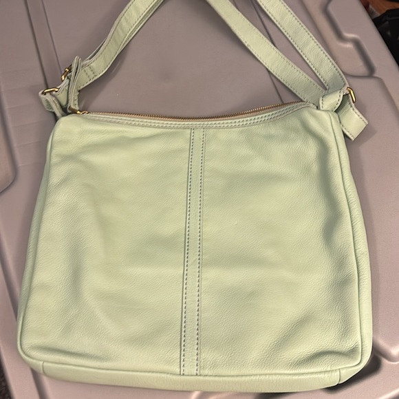 Mint green fossil purse and matching mint green wallet, - Picture 2 of 8